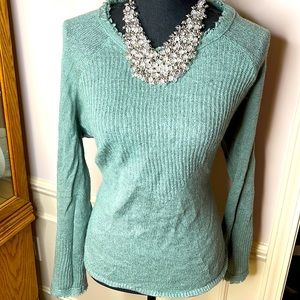 Lucky Brand Seafoam Green Lightweight Sweater